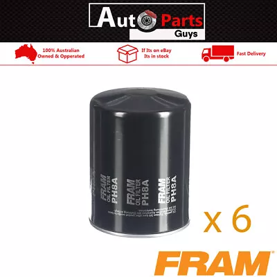 Fram Oil Filter Z9 X6 Bulk Lot Fits Ford Falcon XF - BA 4.0L Territory 4.0L • $47.99