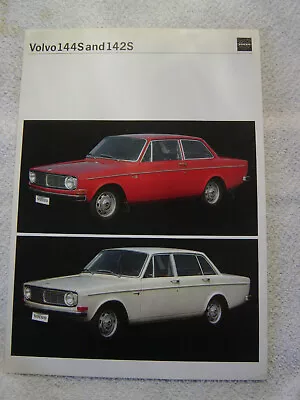 VOLVO 144S 142S 1957 SALES BROCHURE RK 2944.10.67. 150000 Printed Sweden • $25