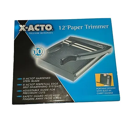 $24.99 • Buy X-ACTO 12  Guillotine Trimmer Black (26232) 818674