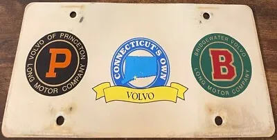 Bridgewater Own Volvo Booster License Plate Long Motor Company Princeton PLASTIC • $29.99