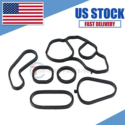 For 07-16 Mini Cooper 1.6L Engine Oil Cooler Filter Housing Seal & Gasket Set • $9.81