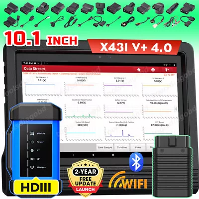 LAUNCH X431 V+ PRO HDIII HD3 Heavy Duty Truck Car OBD2 Diagnostic Scanner Tool • $759