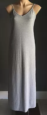 COCOLATTE Maxi Dress Marle Grey Ladies Size 12 Tee Shirt Fabric Cotton Jersey  • $45.99