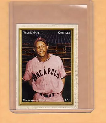 Willie Mays '51 Minneapolis Millers Rare Minor League Card Superior Nm+  • $6.95