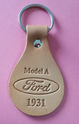 New 1931 Ford Model A Leather Key Fob • $9.50