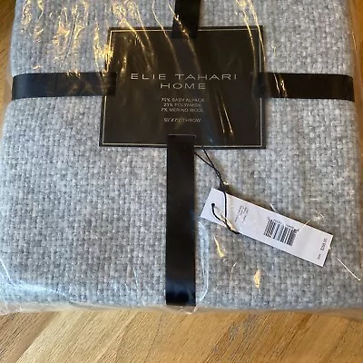 ELIE TAHARI BABY 70% ALPACA THROW BLANKET 50  X 70   # GHM1127 NEW 298.00 RETAIL • $95.75