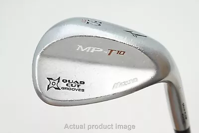 Mizuno Mp T-10 White Satin Wedge 52°-7 Dynamic Gold Stl 975502 Fair B27 • $35.99