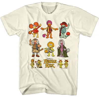 Fraggle Rock Cast Of Cute Characters Men's T Shirt Jim Henson Muppets Mokey • $24.50