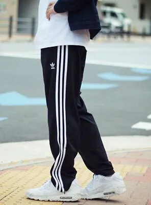 New Men's Adidas Originals Firebird Track Pants ~ Size Small  #ed6897 Black • $42