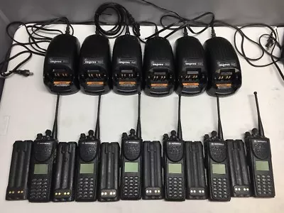 6 Motorola XTS3000 P25 Digital UHF Model III Radios 403-470 Mhz H09RDH9PW7BN HT • $1800