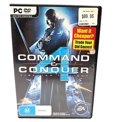 Command & Conquer 4 - Tiberian Twilight (PC DVD-Rom) Manual & Key - Free Postage • $13.99