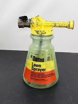 Vintage Ortho Lawn Sprayer 15 Gallon Metal Hayes Spray Gun Cap • $19