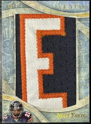 $149.99 • Buy 2014 Topps Five Star Matt Forte Letter E Bears Nameplate Jersey Patch Sp# 1/1