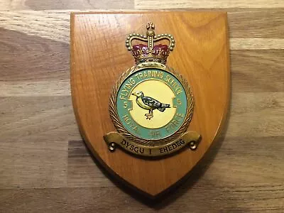 ROYAL AIR FORCE (RAF) No 5 FLYING TRAINING SCHOOL PLAQUE/SHIELD • £48