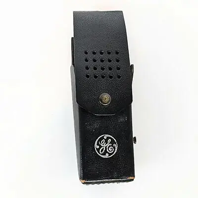 MT1000 GE Black Leather Tall Radio Holster Merzon Leather USA • $16.14