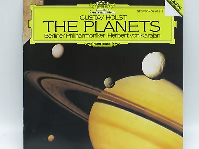 Holst The Planets Cd Karajan Berlin Pholharmonic Orchestra 1981 Dg 400 028-2 Vgc • £3.99