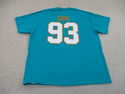 $18.88 • Buy Miami Dolphins Shirt Adult Extra Large Green Football Ndamukong Suh Mens A40