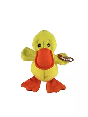 Ty Beanie Baby  “Quackers”  The Duck 1994 Style Number 4024.  New With Tags • $9.99