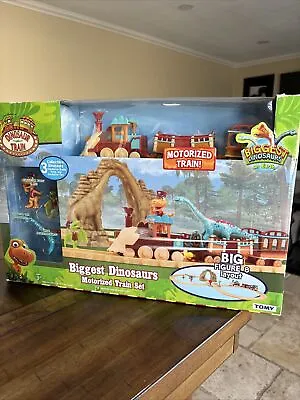 Dinosaur Train Dino Track Adventure Motorized Train Pbs Kids Tomy New • $275.75