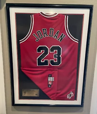 Michael Jordan SIGNED  Mr June  Jersey Framed Chicago Bulls Upper Deck COA /323 • $19999.99