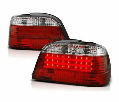 Rear Lights For BMW E38 1994 1995 1996 1997 1998 1999-2001 Sedan Red White LED • $275.36