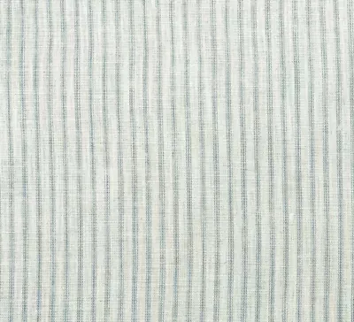 ANDREW MARTIN CURTAIN FABRIC DESIGN Picket 64 Cm X 116 Cm SKY LINEN BLEND • $18.85