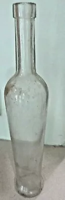 $8.99 • Buy Cathedral 3 Piece Mold Clear Glass Bottle 12 Inch 2 On Bottom Flared Base