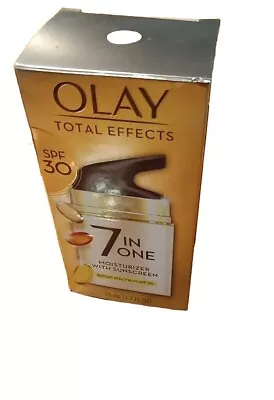 Olay TOTAL EFFECTS 7 In 1 Anti-Aging W/ SPF 30 1.7 Oz Expires: 11/2024^ NEW • $5.93