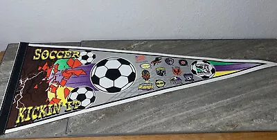 Vintage Major League Soccer MLS League- All Team Logo Pennant Soccer • $14.99