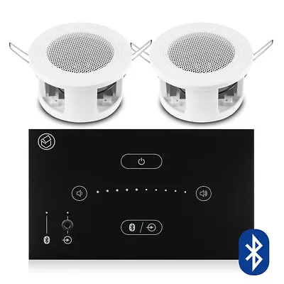Bluetooth Home Ceiling Speaker System With Systemline E50 And 2x 3  CSBA3L • £239