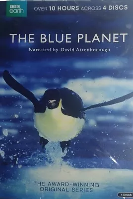 The Blue Planet 4 Disc Dvd New Sealed Region Free David Attenborough Free Uk P&p • £3.90