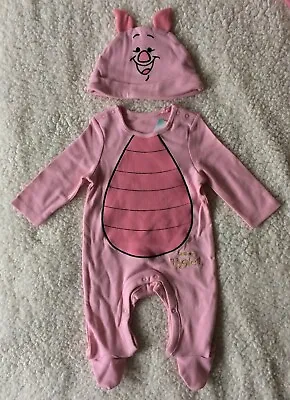 Disney Winnie The Pooh Piglet 🐷 Babygrow Fancy Dress Costume ~ Baby Boys/Girls • £15.99