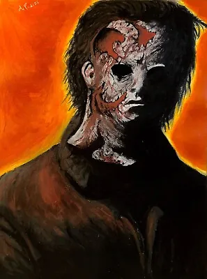 ORIGINAL Michael Myers H2 Painting. 11x14inches • $75