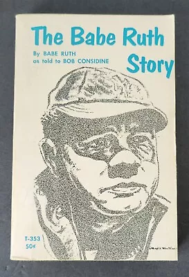 Vintage The Babe Ruth Story Paperback Book • $11.49