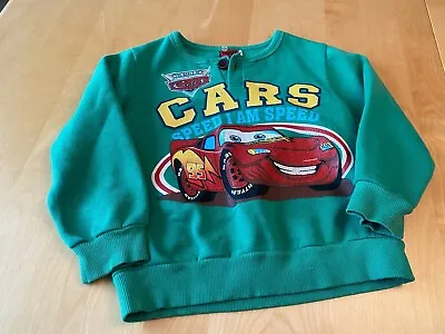 £20.80 • Buy Vintage Disney Pixar Cars Speed Sweatshirt Double Sided Graphics Boys Sz 6