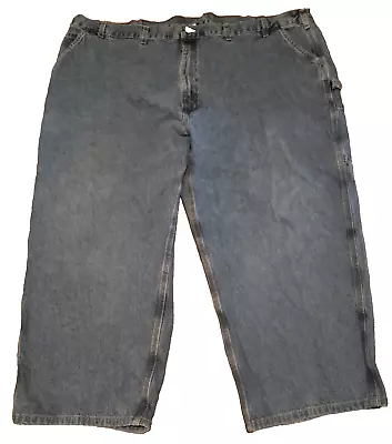 Carhartt Mens 54x30 (Actual 54x26.5) Blue Cargo Jeans Pants Loose Original Fit • $17.95