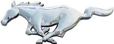 Mustang Front Chrome Running Horse Pony Emblem Badge 6  Billet Grille Logo 93-04 • $19.95
