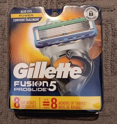 Gillette Fusion 5 ProGlide Razor  8  Cartridge Packs (J10) • $23.99