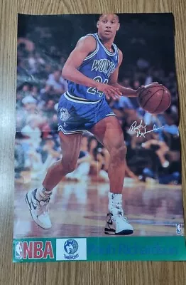 Pooh Richardson Vintage MN Timberwolves NBA Poster  • $19.50