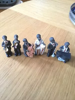 Vintage Black American Jazz Band Figurines Of 6  • £39