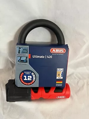 ABUS Ultimate 420 U-Lock 140mm X 80mm New Free Shipping • $44.99