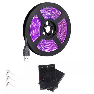 UV LED Black Light Ultraviolet Strip USB Battery Bar Disco Party Blacklight US • $11.21