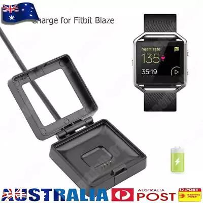 AU USB Charging Data Cable Charger Lead Dock Station W/Chip For Fitbit Blaze • $8.23