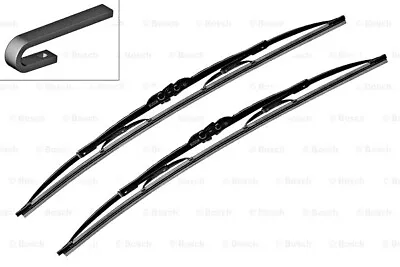 CHRYSLER FORD AUDI BOSCH Twin Front Windshield Wiper Blades PAIR 550mm 22  1984- • $43.95