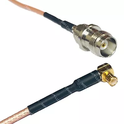 RG316 TNC FEMALE To MCX MALE ANGLE RF Cable Rapid-SHIP LOT • $7.99