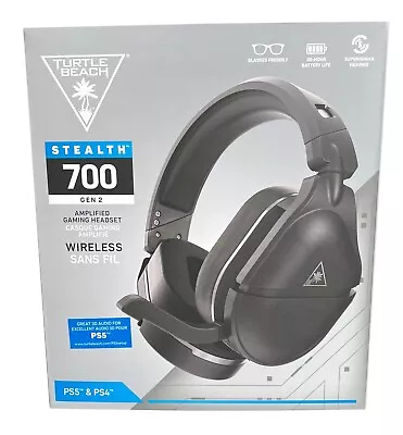 Turtle Beach Stealth 700 Gen 2 Wireless Gaming Headset PS4/PS5 New Fast Post • $209.99