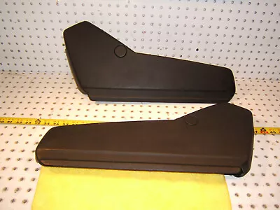 Mercedes 95-99 W140 4 Door S600 AMG Front R & L Seat Outer Leather Black 2 Cover • $595