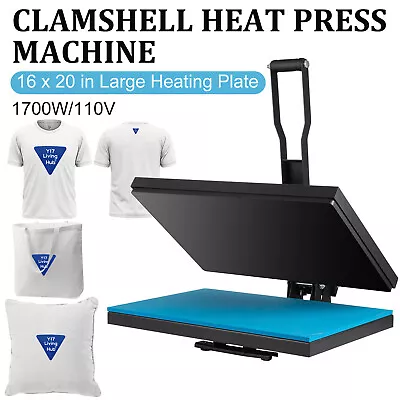 16  X 20  Digital Clamshell Heat Press Machine Transfer T-Shirt Sublimation • $239.90