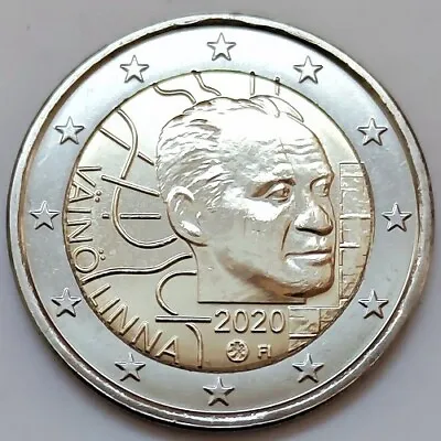 Finland 2 Euro 2020 100 Years Since The Birth Of Vaino Linna (#7345) • $6.85