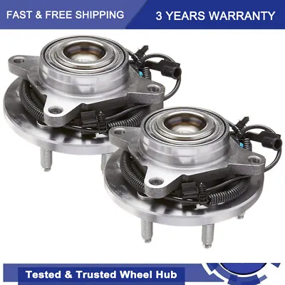 2WD (2) Front Wheel Bearing Hub Assembly For 2009 2010 Ford F-150 W/ABS 515117 • $135.59